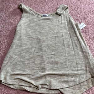 Wasabi + Mint sage green flowy tank top